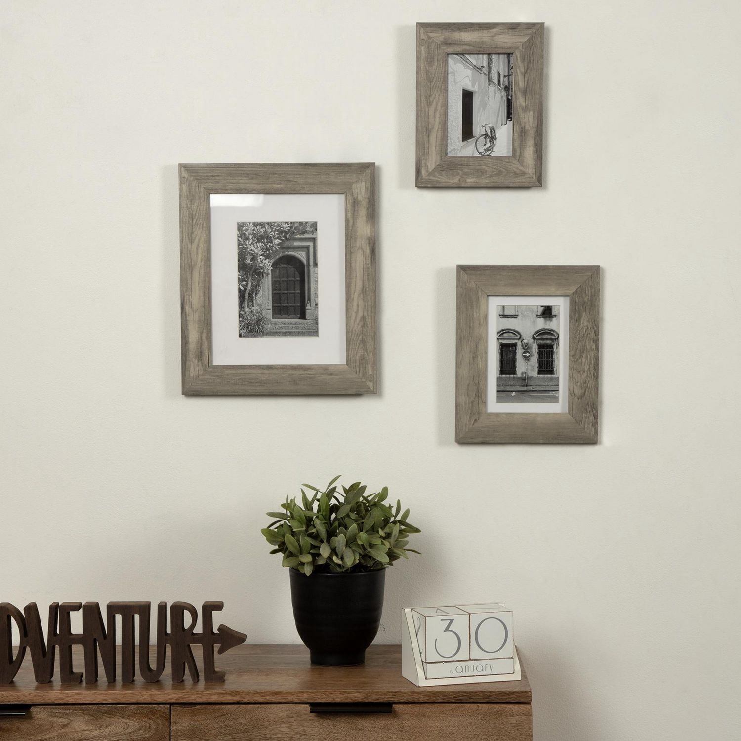 DesignOvation Benoit 8" x 10" Matted to 5" x 7" Picture Frame