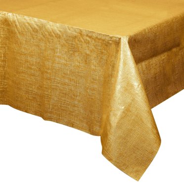 Nappe Métallique Or 54&nbsp;» x 84&nbsp;»