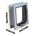 thumbnail image 2 of LSLJS Dog Door Abs Plastic Door Opening Installation, Pet Supplies, 2 of 2
