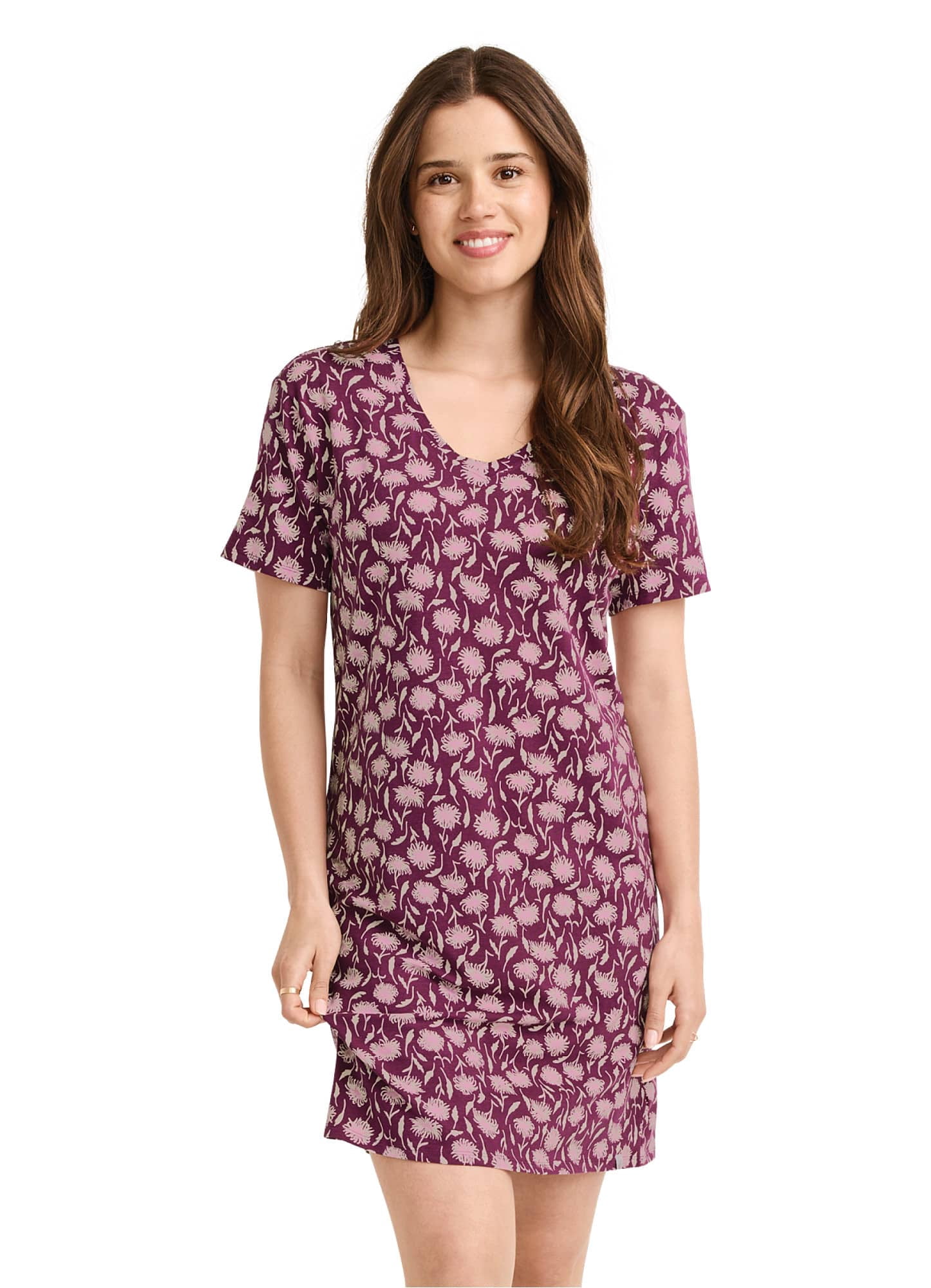 Jockey Chemise de Nuit Extensible en Coton Biologique