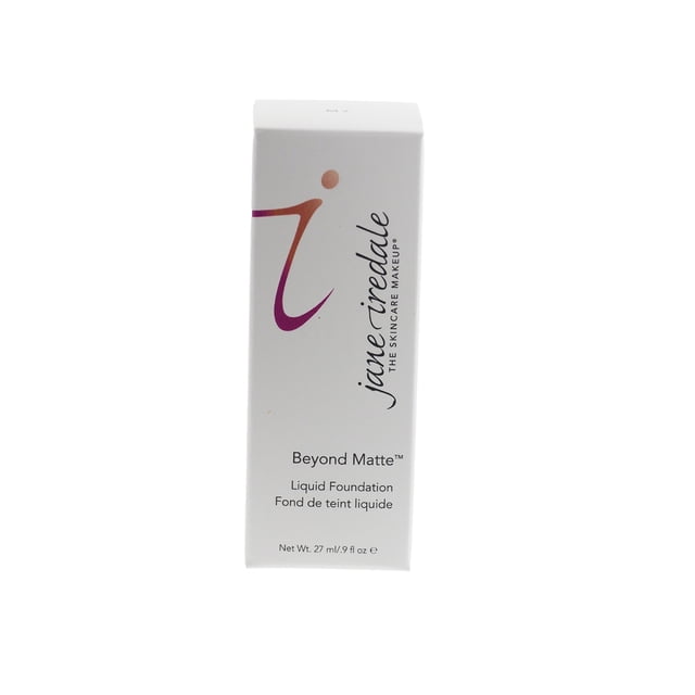 Jane Iredale Beyond Matte 3-in-1 Liquid Foundation, Long-wear, Buildable Coverage, Vegan, Clean, Cruelty Free, Semi Matte Finish, M7