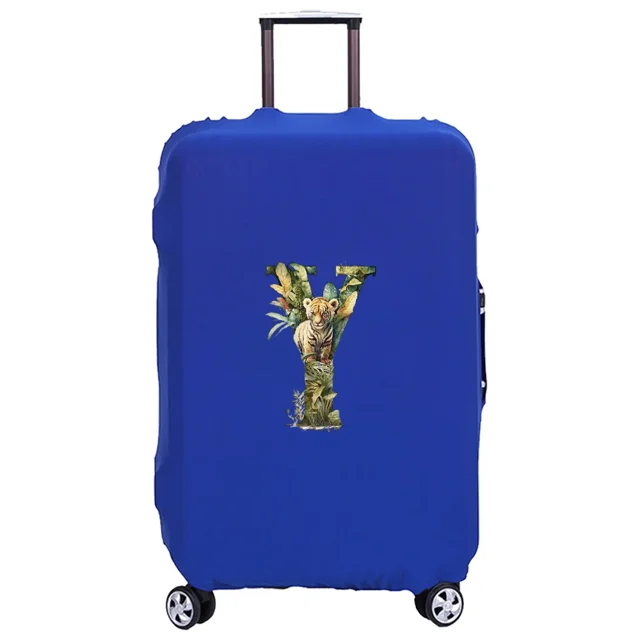 Luggage Cover Washable Case Cover Protective Case Scratch Proof Case Cover Suitable for JungleTiger Print Pattern Fits 18-32inch jungle tiger letterY M