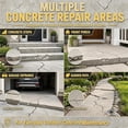 thumbnail image 4 of Concrete Step Repair Adhesive,Heavy Duty Concrete Repair Adhesive,Waterproof Fast-Drying Self-Leveling Crack Filler,Quick Curing, Damage Repair, for Concrete, Masonry & Stone, 4 of 7