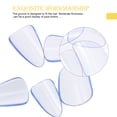 thumbnail image 2 of Weiweiguan 5 Pcs Clous Professionnels en PC Pipa Pièces d'Instrument Accessoires Pipa (Bleu Ciel), 2 of 7