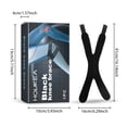 thumbnail image 3 of EGNMCR Black Knee Brace Support StrapBone And Joint Pain BraceReliefReduces StressImproves VitalityKnee Support Strap Black Knee Support Strap, 3 of 9