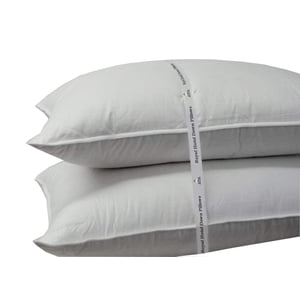 Royal Hotel Bedding Soft Down Pillow - 500 Thread Count Cotton Shell, Down Pillow Soft, Standard/Queen Size, Soft, 1 Single Pillow