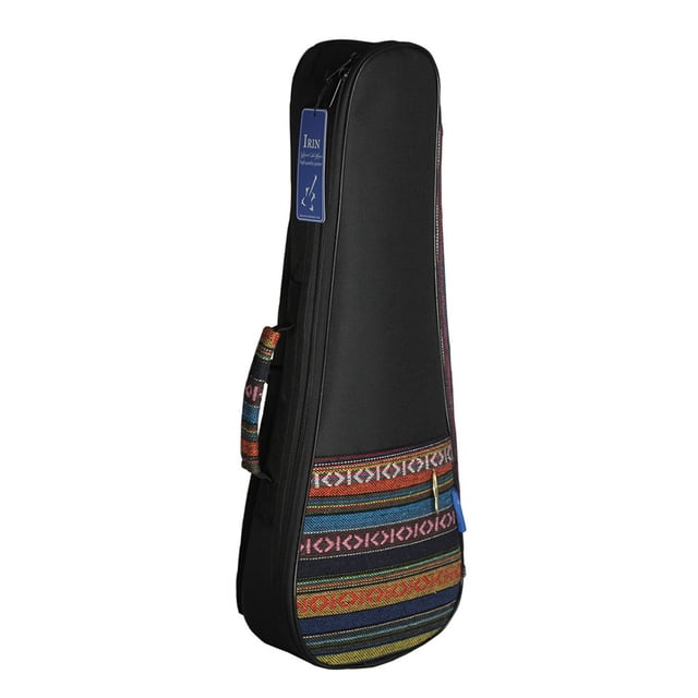 Sac à Dos Ukulélé Coloré 21 Pouces Style National Ethnique Coton Épais avec Bandoulière Réglable