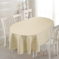 thumbnail image 2 of Oval Tablecloth 60x102in for Oval Table Waterproof Table Cloths for Dining Room Indoor Outdoor Table Cloth, 2 of 5