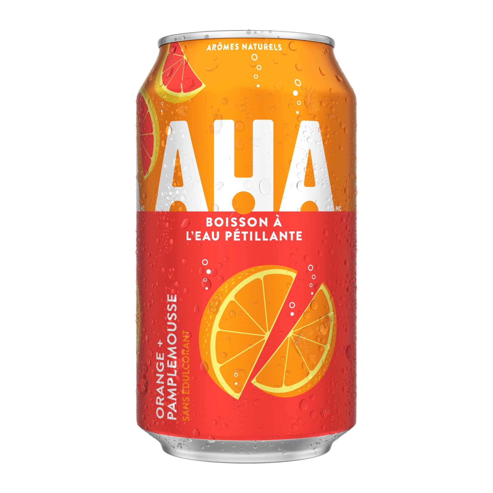 Aha Orange + Pamplemousse Fridge Pack Cannettes, 355 mL, 12 Pack