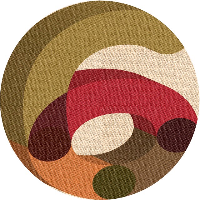 Ahgly Company Tapis d'Intérieur Lavables en Machine, Carrés de Couleur Rouge, 3' Carré
