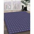 thumbnail image 3 of Ahgly Tapis Rectangulaire Lavable en Machine Intérieur Transitionnel Violet Pervenche, 5 Pieds x 7 Pieds, 3 of 7