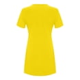 thumbnail image 4 of Aqestyerly Robe Courte pour Femme Couleur Unie à Manches Courtes Décontractée Coupe Ample Robe d'Été Mode Légère Confortable Tenue HWRETIE, 4 of 5