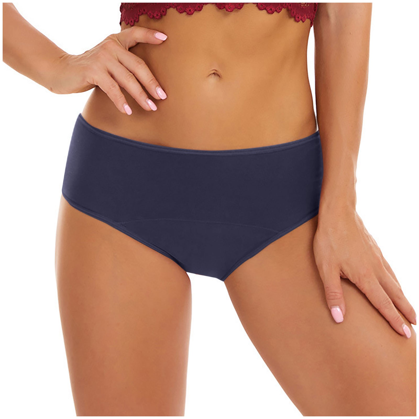 Rbaofujie Culottes Physiologiques de Récupération Post-Partum en Coton de Grande Taille pour Femmes, Culottes pour Femmes, Strings Sans Coutures pour Femmes