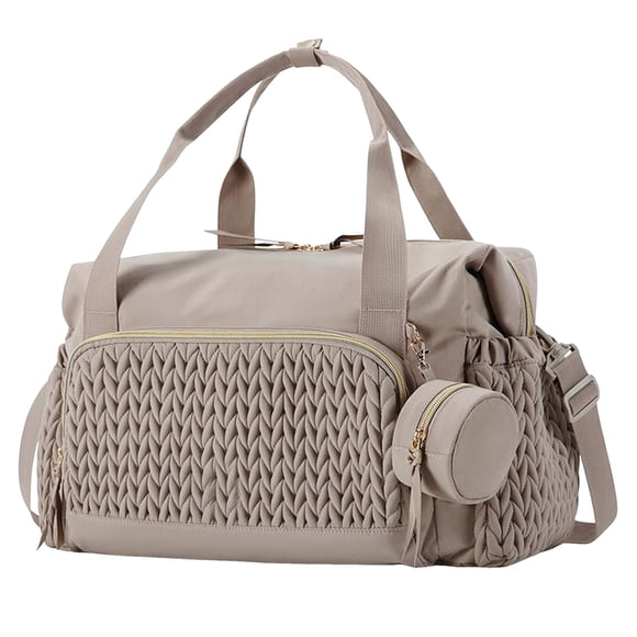 Sac à Couches Multifonctionnel Sac Fourre-Tout pour Maman Grande Capacité Sac à Bandoulière avec Suce pour Maternité et Changement de Bébé Voyage Sac de Plage Fourre-Tout Grande Capacité Sacs de Voyage Sac Sacs d'Emballage pour Couvertures Sac à Cordon Sac
