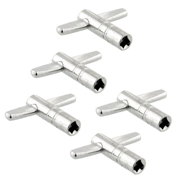 KAKOWELY 5 Pcs Metal Construction Standard Drum Keys Percussion Tool,1.85"X0.28"X0.28"
