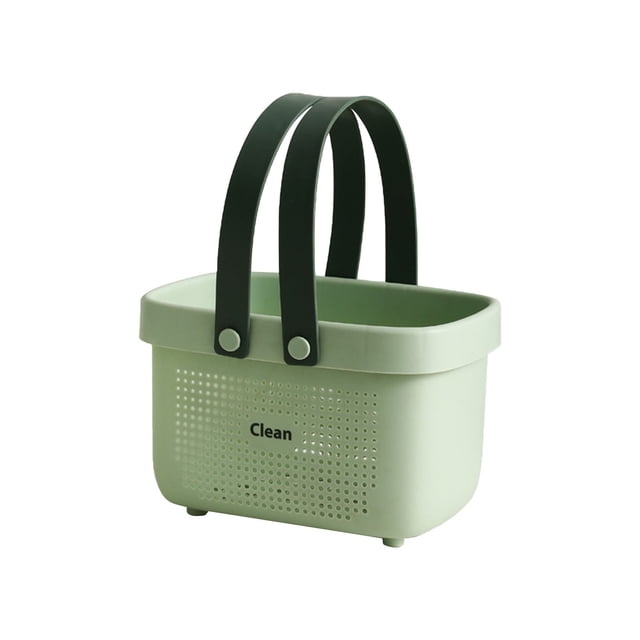 Yhmxh Panier de Douche de Bain Portable Panier de Rangement pour Houppette Panier de Rangement Organisation et Rangement Organisateurs et Rangement pour Salle de Bain Organisateurs et Rangement pour Garde-Robe