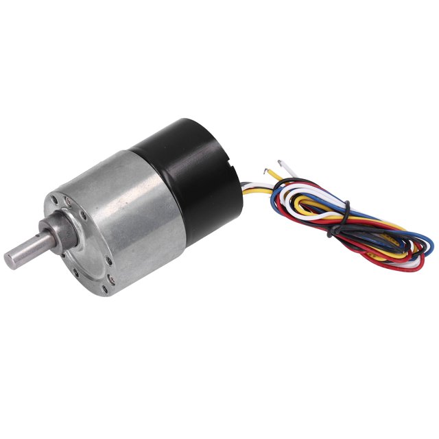 Moteur à Engrenages Réduction de Vitesse Brushless D Arbre Faible Bruit CW CCW Rotation Motoréducteur DC12V66RPM