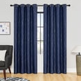 thumbnail image 2 of Sentmoon Blackouts Curtains for Bedroom Curtains Curtain Panel Pair 39 Inch W X 78 Inch L Curtain Set Stacking Elegant Curtains for Bedroom Curtains Round Hole Curtains Kitchen Curtains, 2 of 7