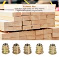 thumbnail image 1 of 50pcs M6 Zinc Alloy Inside Hex Socket Insert Nuts With Flange Cover For Wood Furniture9 Types, 1 of 8