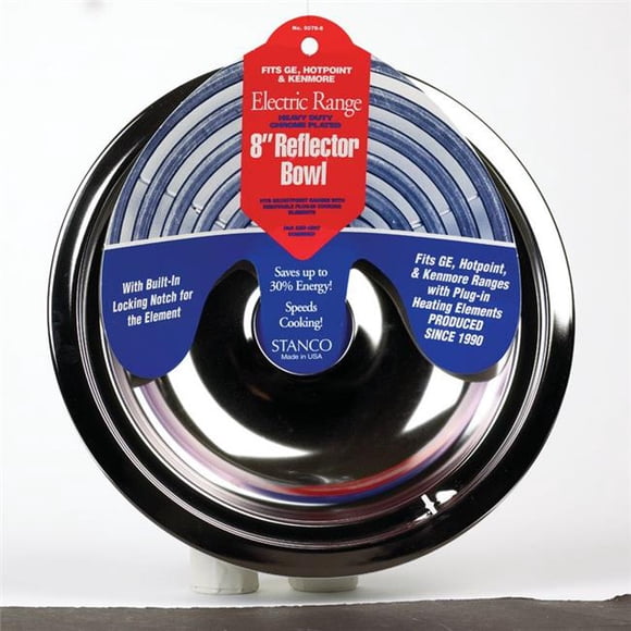 Stanco Metal Products 5076-8 Large Stove Bowl - Chrome