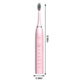 thumbnail image 3 of Electric Toothbrush with 6 Replacement Heads, 5 Cleaning Modes and Smart Timer, IPX7 Waterproof, USB Rechargeable, for Comprehensive Oral Care, 3 of 8