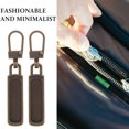 thumbnail image 3 of 10pcs Replacement Zipper Pulls Detachable Zipper Slider Metal Zipper Repair Kit, 3 of 9