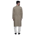 thumbnail image 3 of Atasi Button Down Asymmetric Printed Long Sleeve Rayon Kurta Pyjama Set, 3 of 4