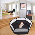 thumbnail image 3 of Small Animal Playpen, 1 Pack Foldable Small Animal Pet Playpen with Storage Bag, 3 of 5