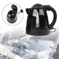 thumbnail image 4 of Abbracc 1L Car Electric Kettle Car Heating Cup Drinking Mug Boiler Heated Pot for Coffee Black 24V 250W, 4 of 7