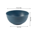 thumbnail image 3 of Natural Wheat Fiber Cereal Bowl | Large 19.5x9cm | Dishwasher & Microwave Safe | Stackable & Unbreakable | For Soup, Oatmeal, Pasta & Ice Cream, 3 of 5