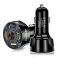 thumbnail image 5 of EGNMCR 4 In 1 3.1A QC 3.0 Adapter Wireless Bluetooth Fast Charging Car Mobile Phone Charger 4 USB Ports Universal USB Charge, 5 of 5