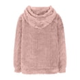 thumbnail image 5 of Timegard Chandails Molletonnés pour Femmes Hiver en Molleton Chauds Amples Confort Chandails à Capuchon Chandails à Enfiler Hauts avec Poches, 5 of 5