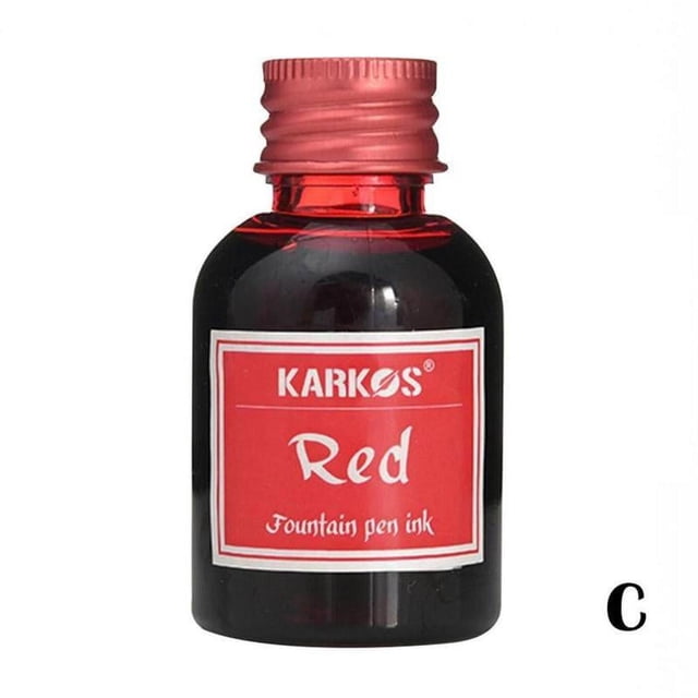 Fountain Pen Ink 30ml In Plastic Bottle Choice Of 10 Rich Bright Colors