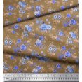 thumbnail image 3 of Soimoi Green Georgette Viscose Fabric Fruits Print Fabric by Yard 42 Inch Wide, 3 of 3