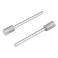 thumbnail image 1 of Unique Bargains Diamond Mounted Points 6mm Cylinder Head 1/8 Inch Shank Grinding Rotary Tools 2 Pcs, 1 of 3