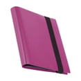 thumbnail image 4 of kurtrusly Trading Cards Album Binder Band Closure Case Storage Sheets 20 Portable Card pink 21x17.5cm, 4 of 6