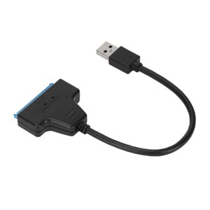USB3.0 SATAIII Hard Drive Adapter, Widely Compatible Auto Sleep Function Blue LED Indicator USB3.0 To  Adapter  For SSD