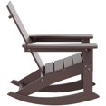 thumbnail image 4 of Palms Modern Adirondack Plastic Outdoor Rocking Chairs (Set of 4), 4 of 8