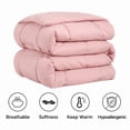 thumbnail image 3 of BedTreat Down Alternative Duvet Insert, Quilted Full Size Pink Comforter, All Season Ultra Soft Microfiber Bedding with Corner Tabs, Machine Washable, 3 of 9