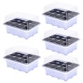 thumbnail image 1 of Vaidha Indoor Propagation Box Mini Greenhouse Propagation Set Tray With Lid 1/2/5PCS, 1 of 2