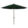 thumbnail image 1 of California Umbrella Parasol de Patio de 11 Pieds Vert Chasseur, 1 of 2