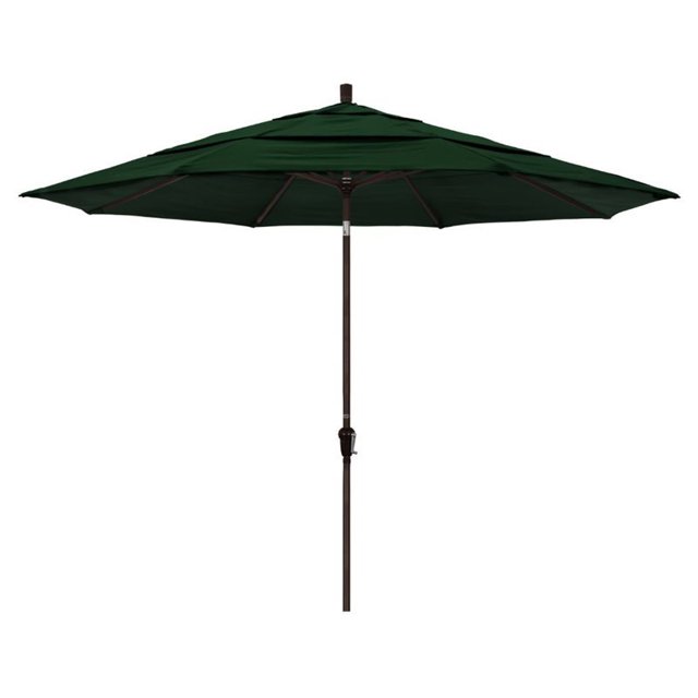 California Umbrella Parasol de Patio de 11 Pieds Vert Chasseur