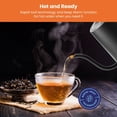 thumbnail image 3 of Chefman Electric 0.8L Gooseneck Kettle w/ 5 Preset Temperatures, Keep Warm Function - Black, New, 3 of 7