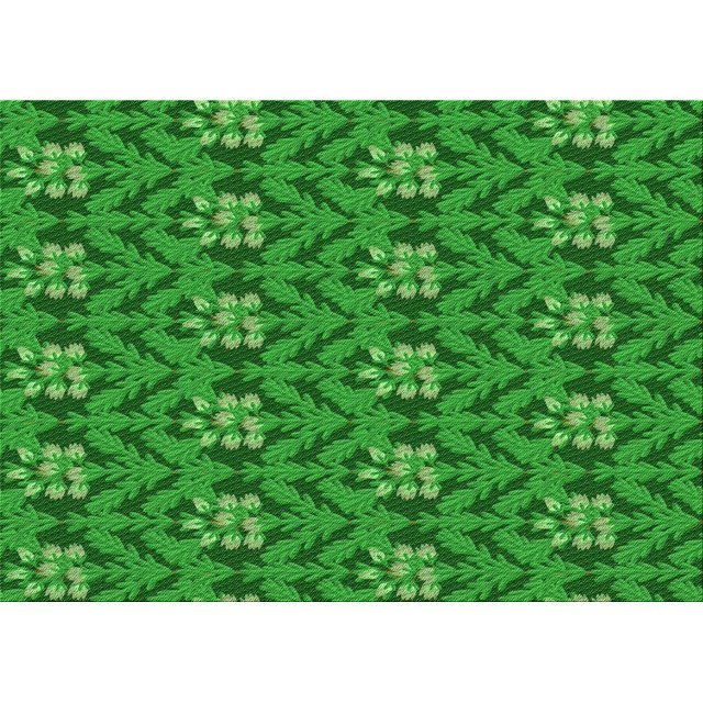 Ahgly Tapis Rectangulaire Lavable en Machine Vert Transitionnel, 7 Pieds x 9 Pieds