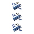 thumbnail image 3 of Transemion 2021 PCI-E Riser 6-pin with LED Lights Crypto Mining Card 1x TO 16x PCI-E RISER Blue 1M 3Set, 3 of 6