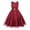 Hot Pink, variant on PMVFHDE Clearance Party Dress Children's Dress Big Children's Sleeveless Lace Dress Girls Wedding Dress Flower Girl Dress,Blue,11-12 Years