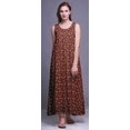 thumbnail image 2 of Bimba Rayonne Rayonne Chemises de Nuit pour Femmes Maxi Imprimées Vêtements de Nuit Robe de Nuit-m, 2 of 5