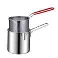 thumbnail image 2 of FHBVT Mini Deep Fryer with Basket, 304 Stainless Steel, Multifunctional Small Fryer for Fries, Chicken Legs, and Cutlets, Ideal for Home Kitchens, Small Spaces, Easy to Use for Quick Meals., 2 of 5