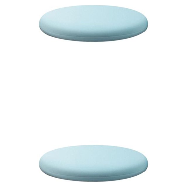 Baohd Chair Cushion Soft Comfortable And Skin Friendly Wide Application Round Cushion light blue 40cm 2Set
