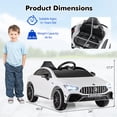 thumbnail image 3 of Gymax 12V Kids Ride on Car w/Remote Rocking Function Transport Wheels Lights & Music, 3 of 10
